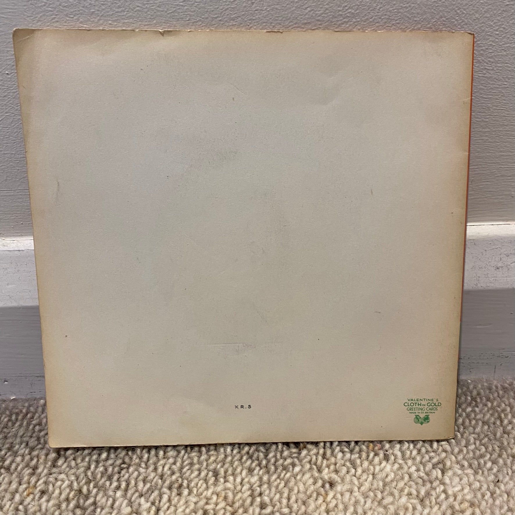 Vintage Christmas Card 7" Single vINYL Record