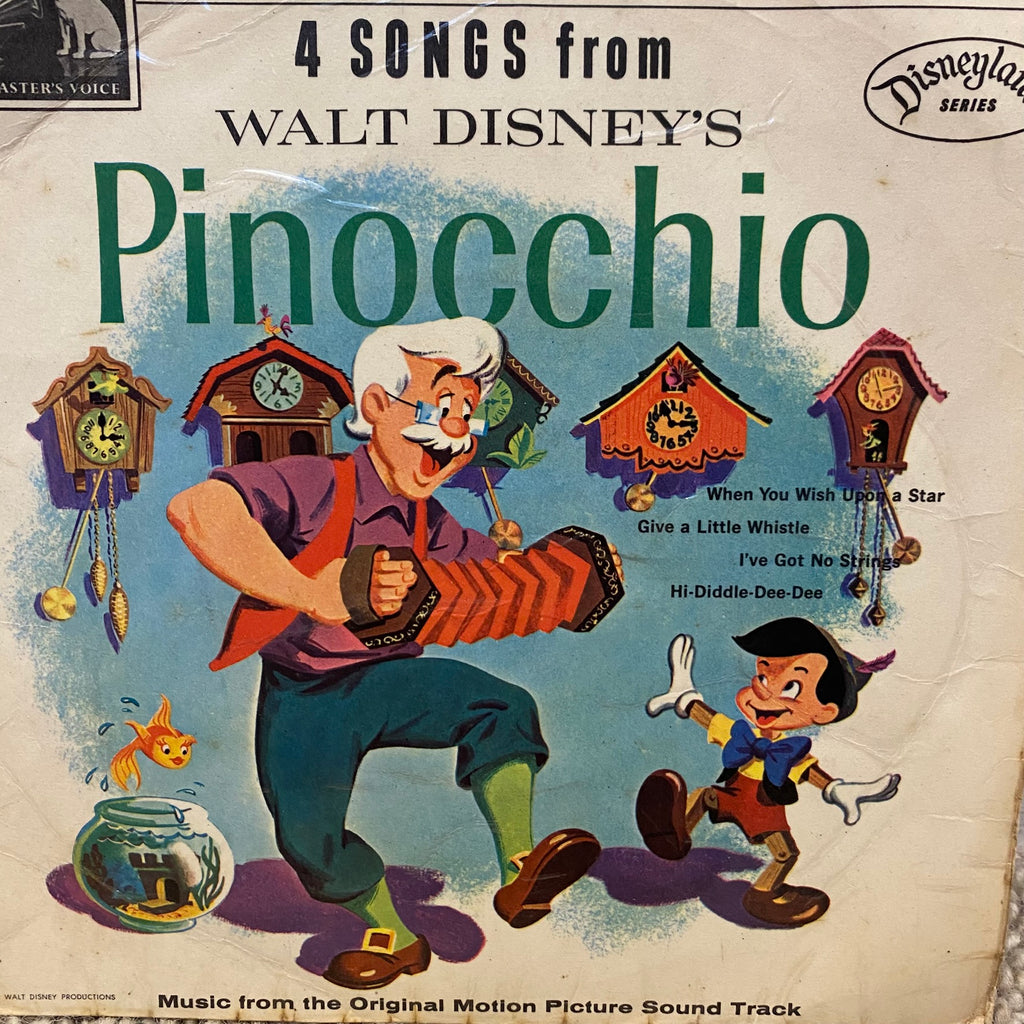 Walt Disney - Songs From Pinocchio 7" Vinyl Single