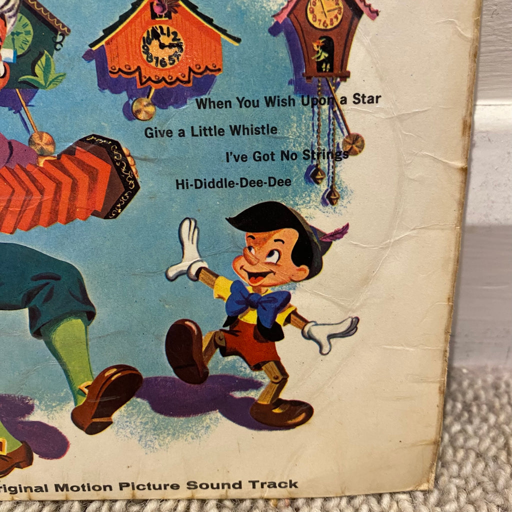 Walt Disney - Songs From Pinocchio 7" Vinyl Single