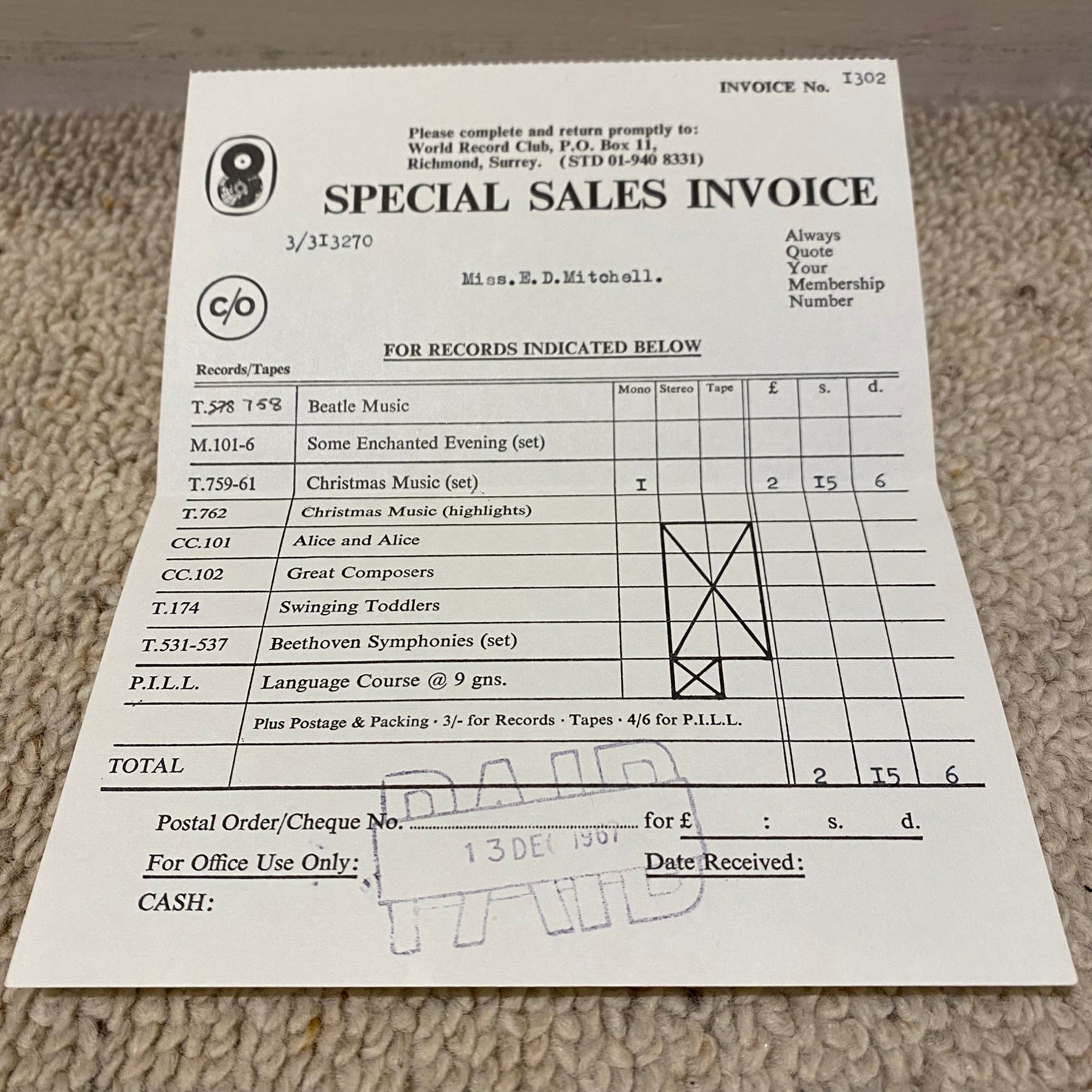 Golden Treasury Of Christmas Music 3 LP Vinyl Box Set