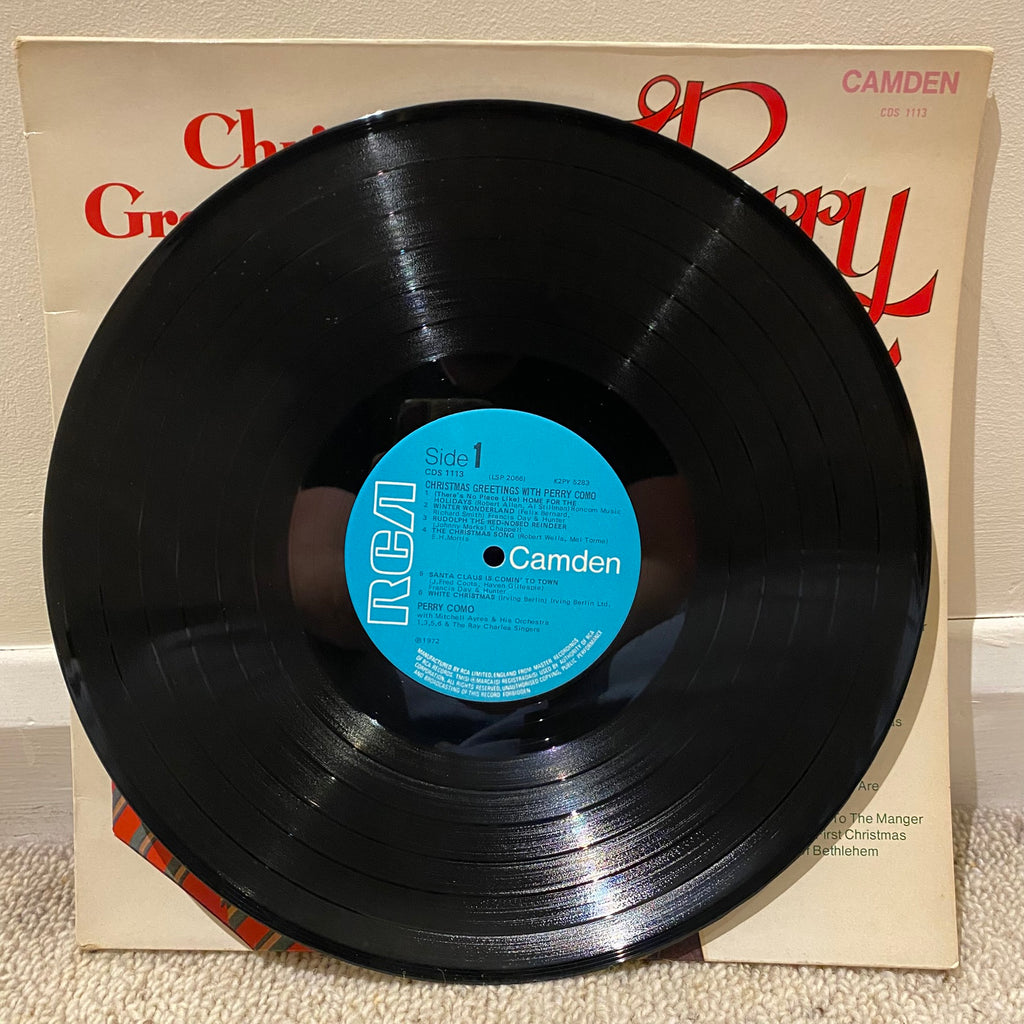 Perry Como - Christmas Greetings Vinyl LP Album
