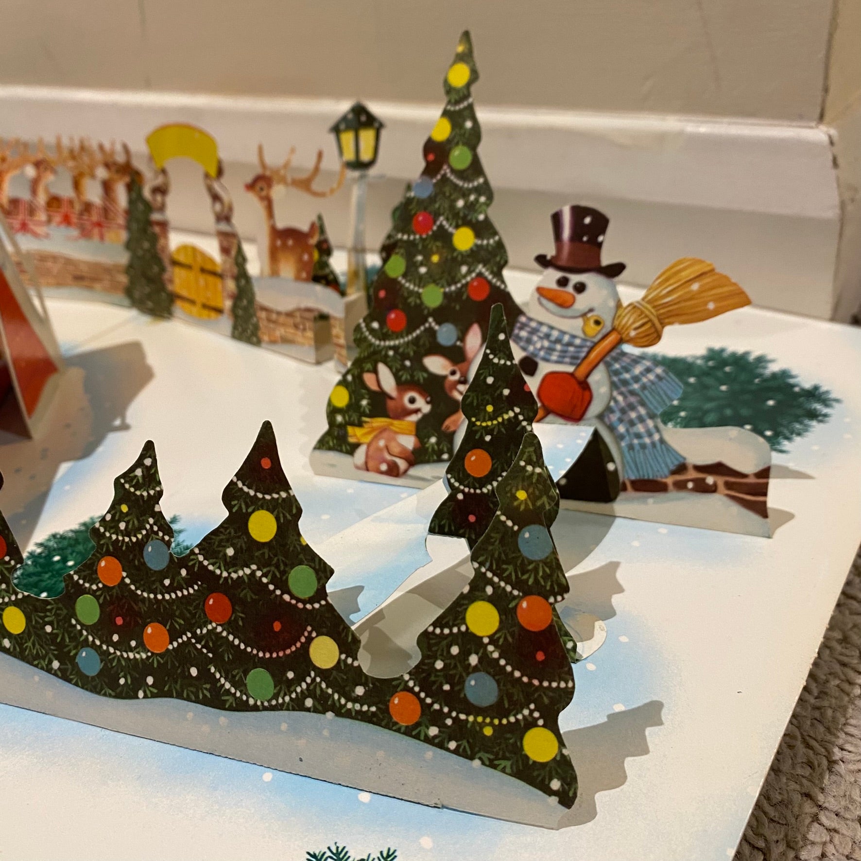 A Christmas Present Vintage Pop Up Sleeve Vinyl Record