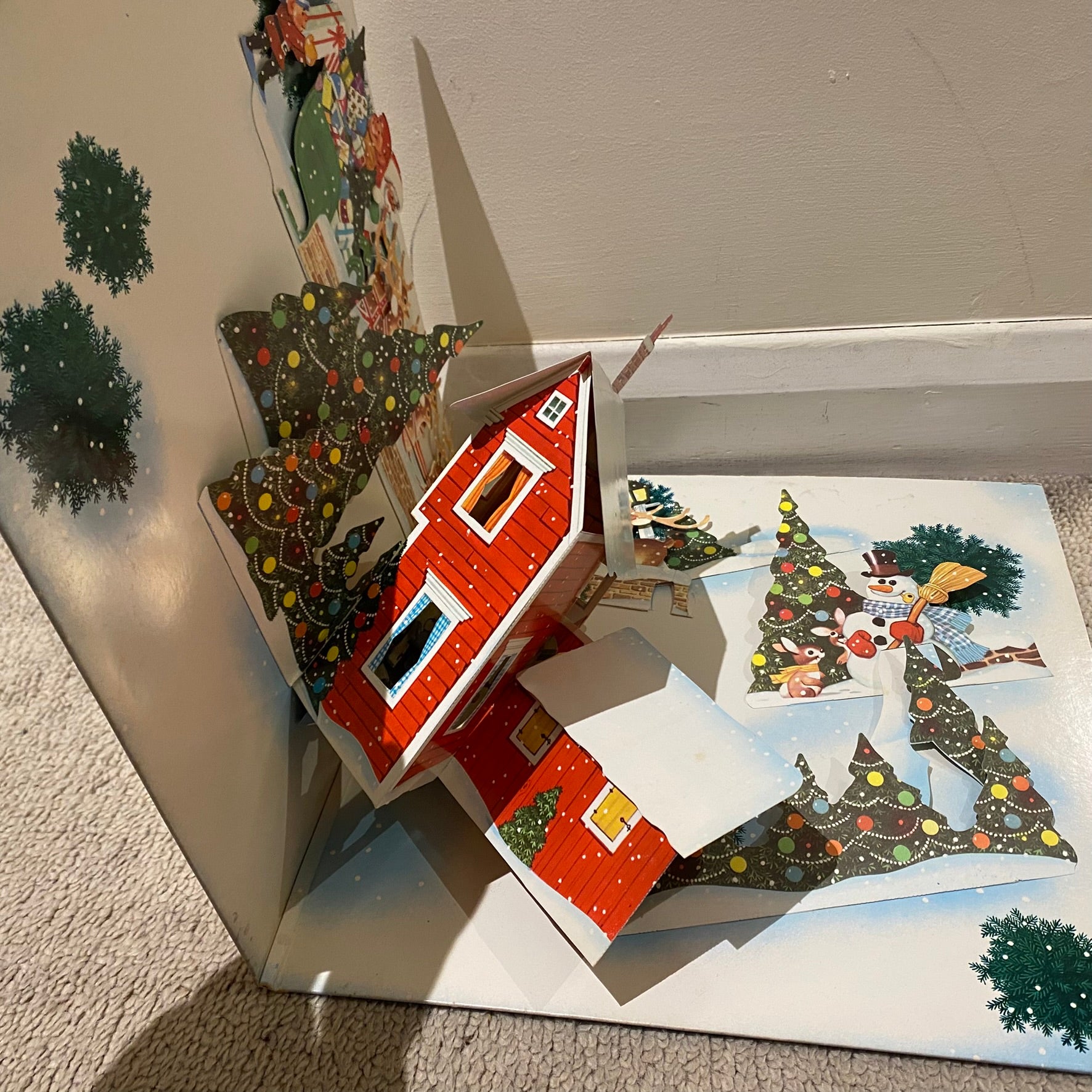 A Christmas Present Vintage Pop Up Sleeve Vinyl Record