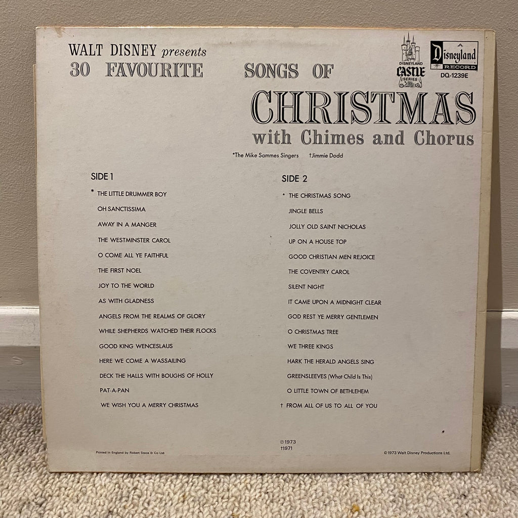 Disney Songs Of Christmas Vinyl LP Album