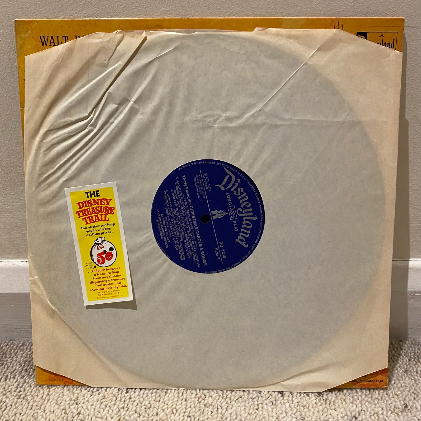 Disney Songs Of Christmas Vinyl LP Album