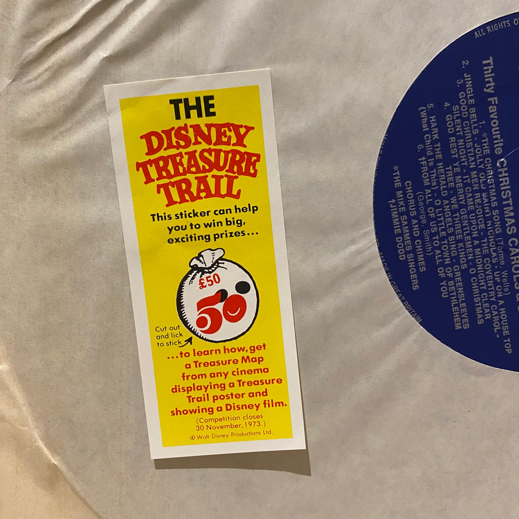 Disney Songs Of Christmas Vinyl LP Album