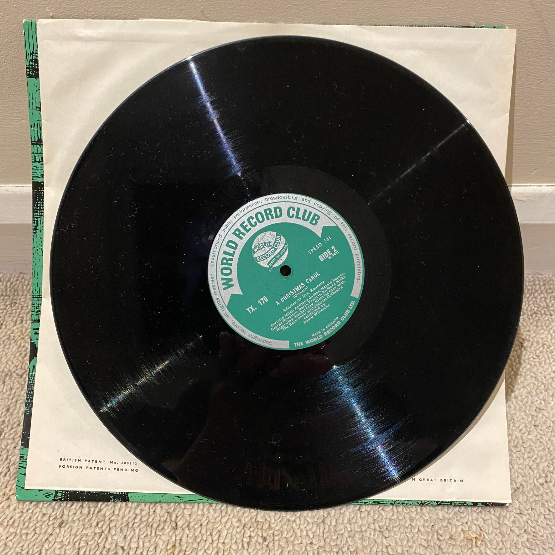 Charles Dickens - A Christmas Carol Vinyl LP Album