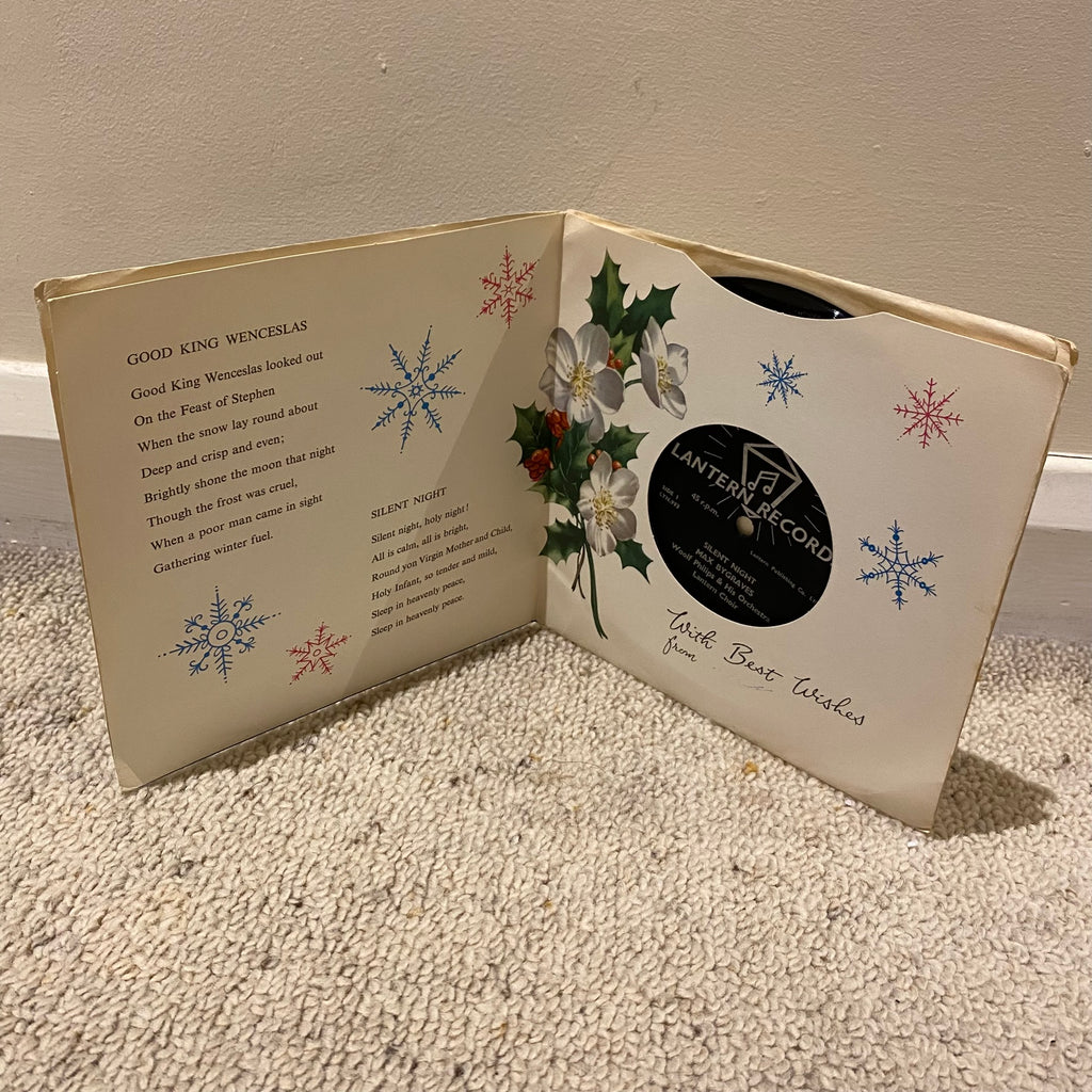 Max Bygraves - Christmas Greetings Vintage 7" Single Christmas Card