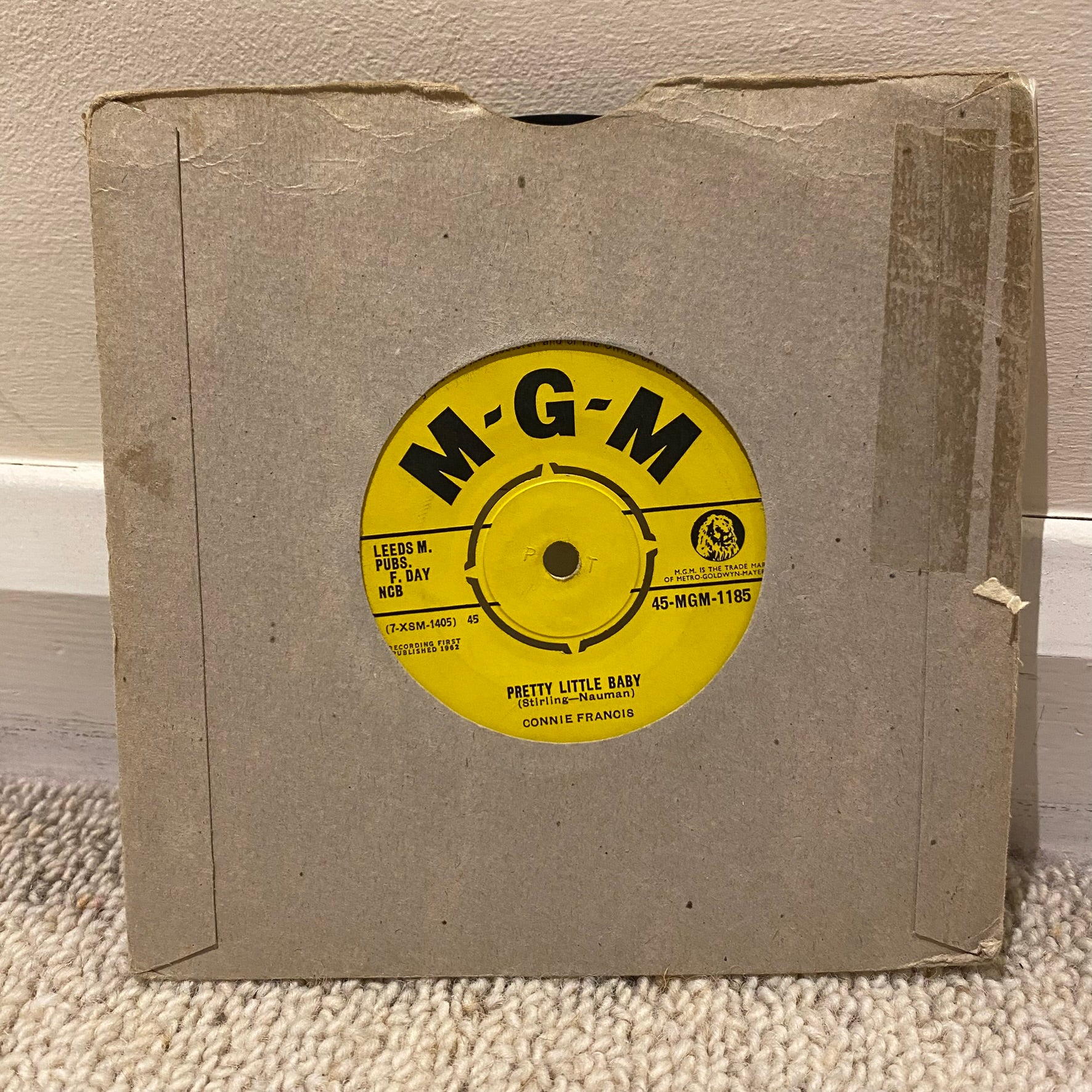 Connie Francis - I'm Gonna Be Warm This Winter 7" Vinyl Single