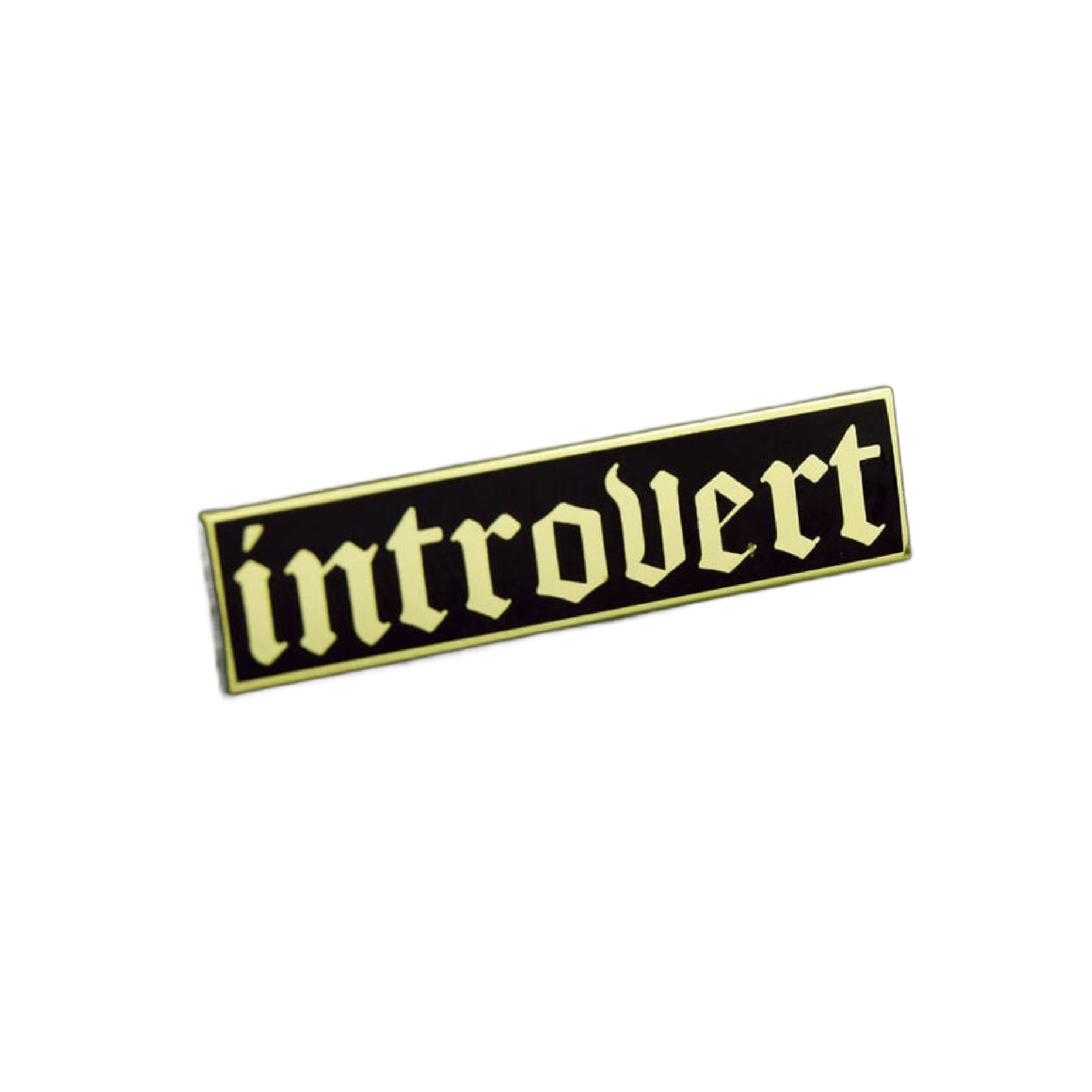 Introvert Gothic Enamel Lapel Pin Badge – Minimum Mouse