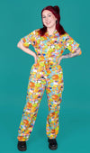 Run and Fly X Katie Abey Weird and Wonderful Print Jumpsuit - New Improved Fit