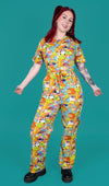 Run and Fly X Katie Abey Weird and Wonderful Print Jumpsuit - New Improved Fit