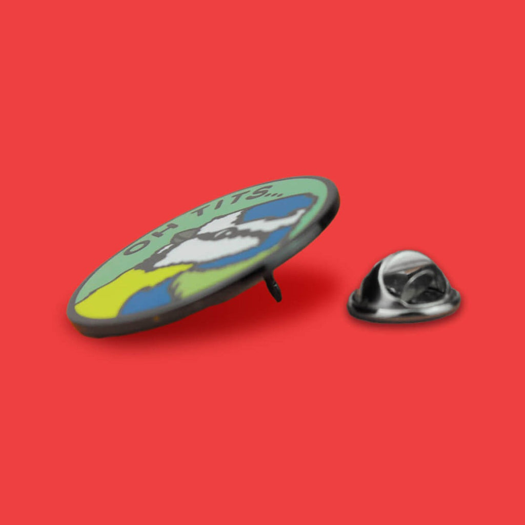 Oh Tits! Blue Tit Enamel Pin Badge