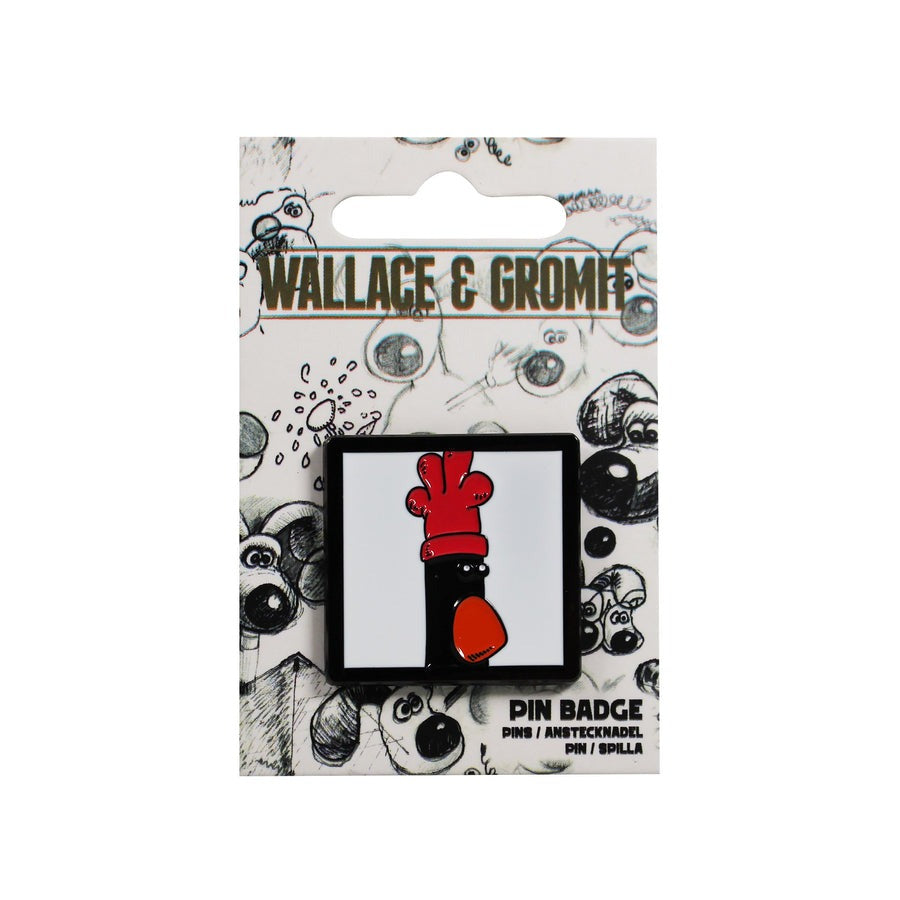Feathers McGraw Wallace and Gromit Enamel Pin Badge