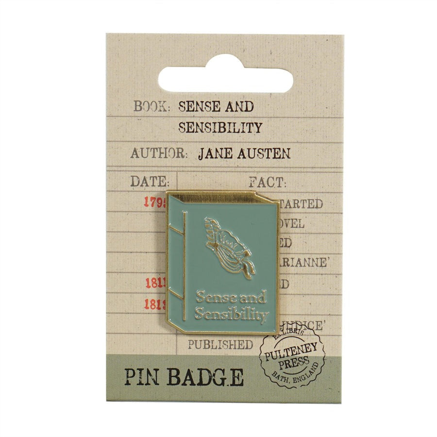 Jane Austen Sense and Sensibility Book Enamel Pin Badge