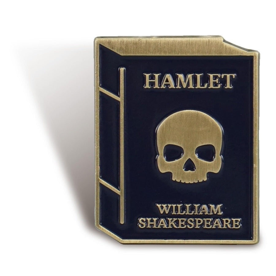 William Shakespeare Hamlet Book Enamel Pin Badge
