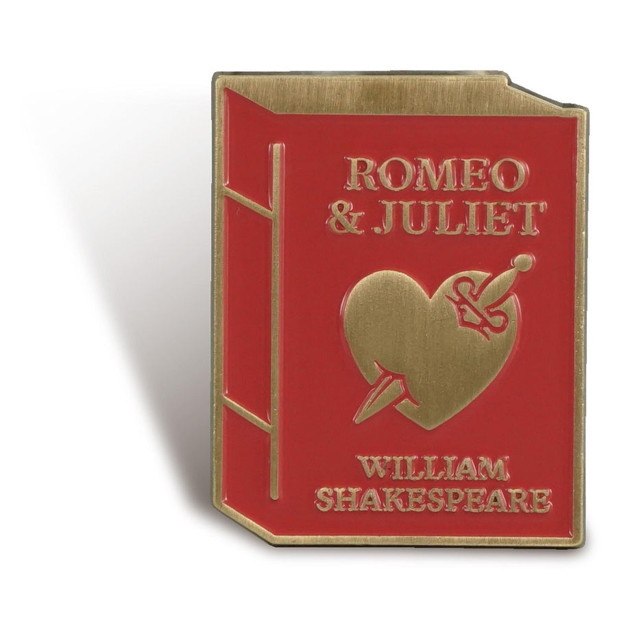William Shakespeare Romeo and Juliet Book Enamel Pin Badge