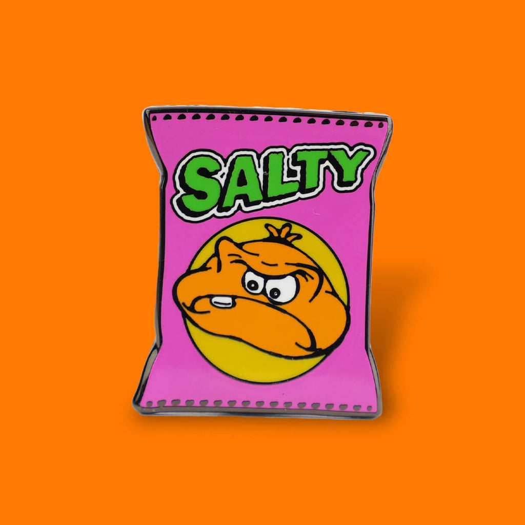Salty Snacks Enamel Pin Badge