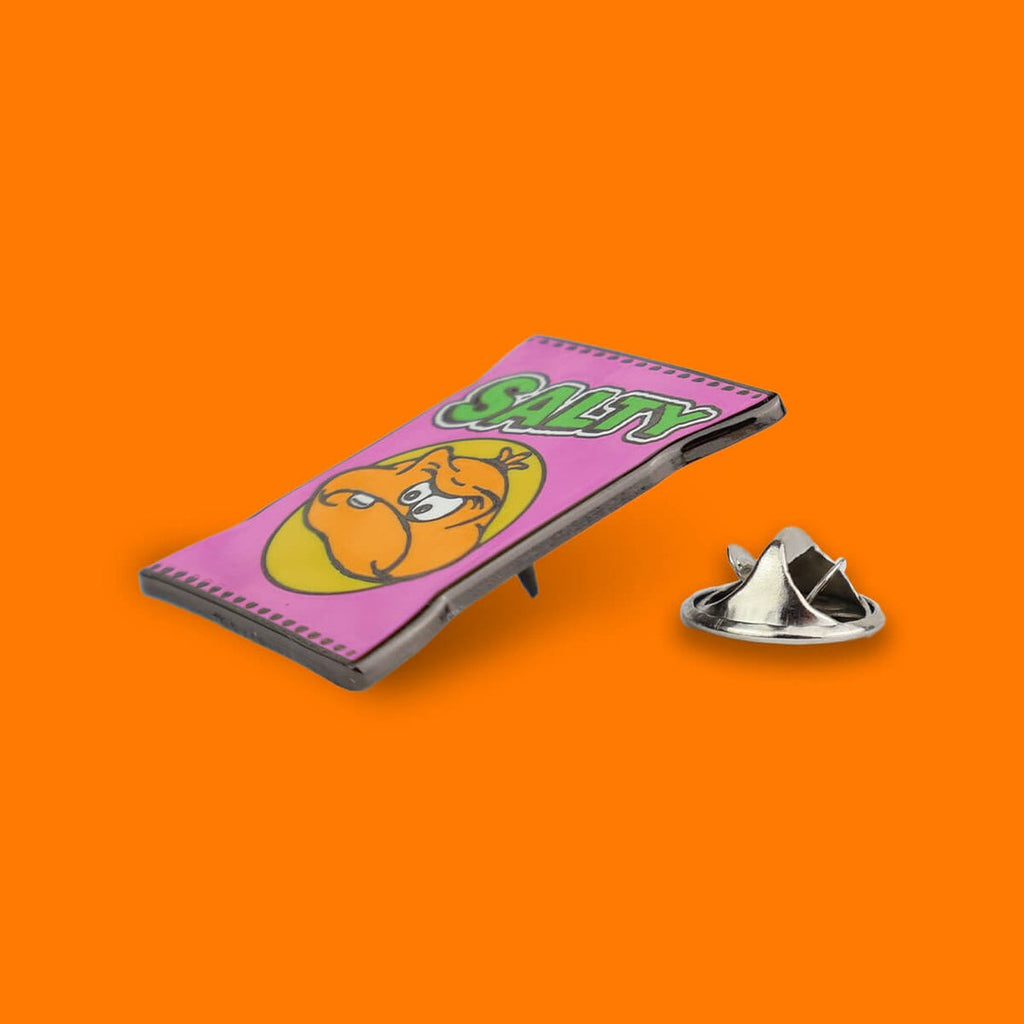 Salty Snacks Enamel Pin Badge
