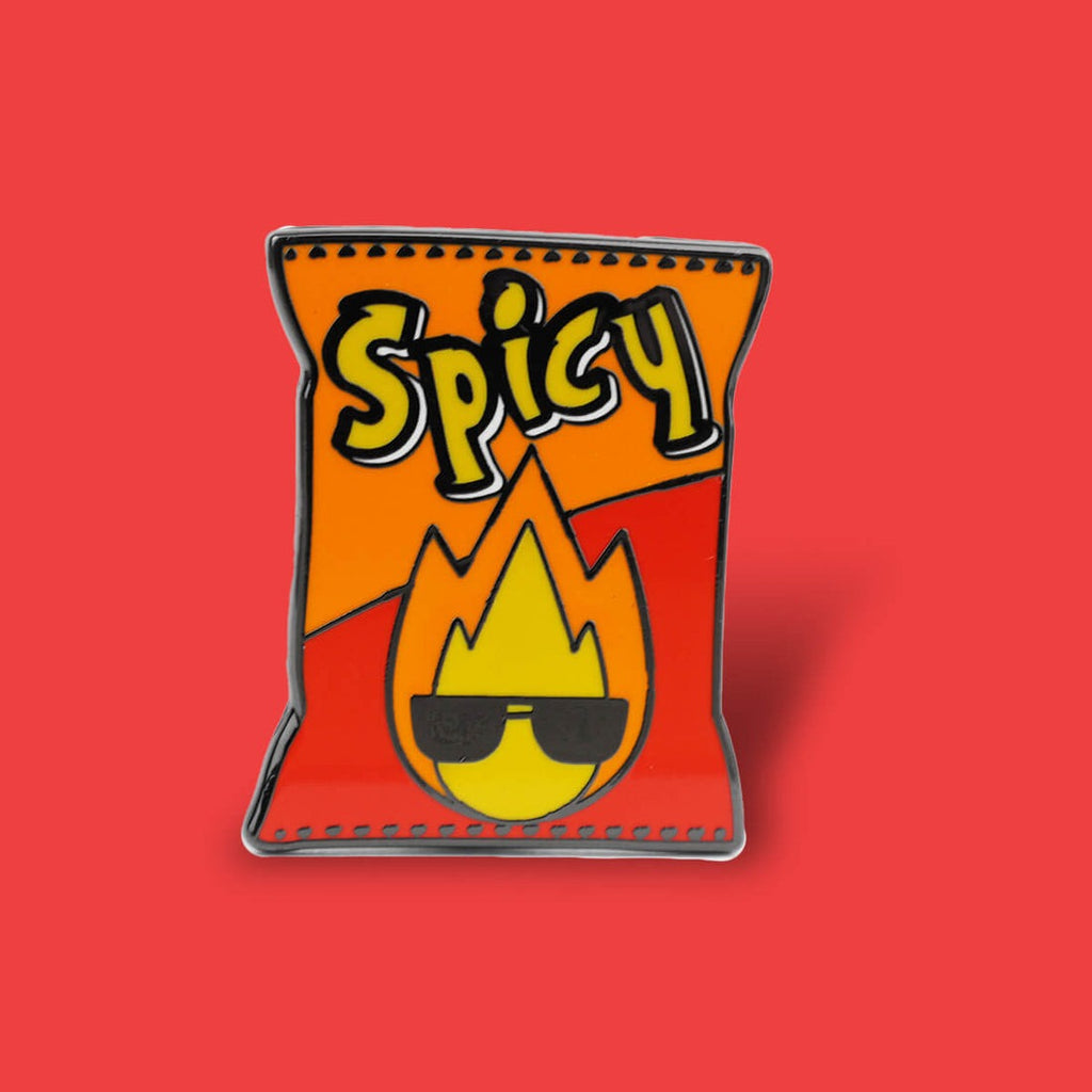 Spicy Snacks Enamel Pin Badge