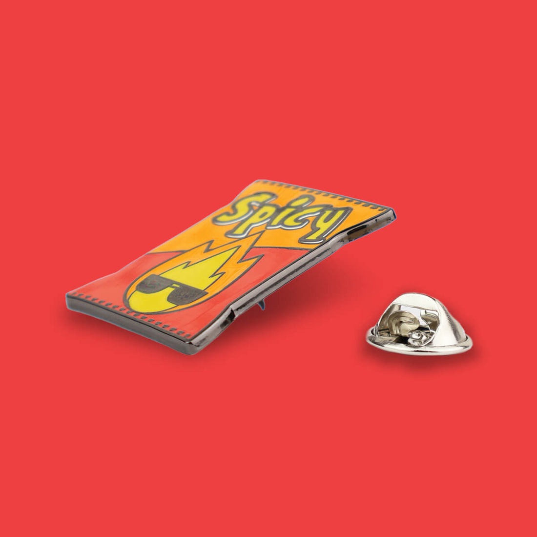 Spicy Snacks Enamel Pin Badge