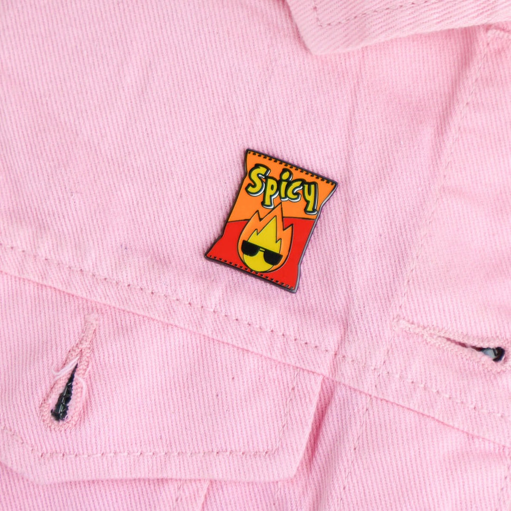 Spicy Snacks Enamel Pin Badge