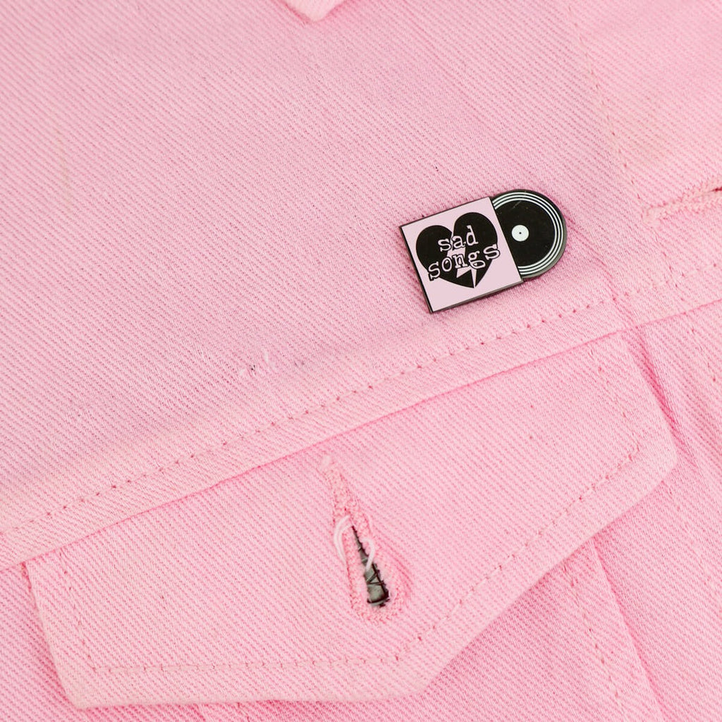 Sad Songs Enamel Pin Badge