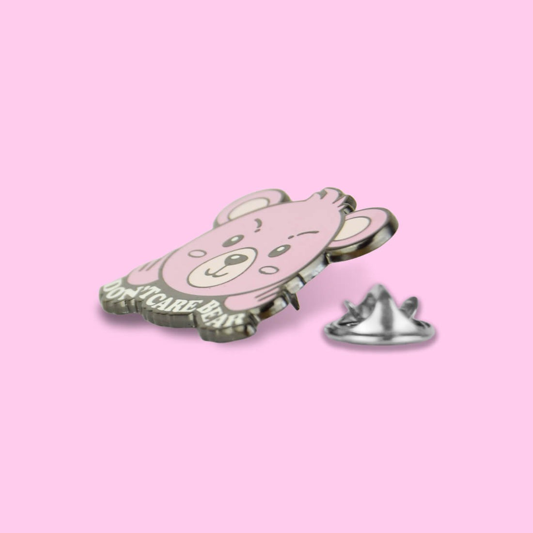 Don't Care Bear Enamel Pin Badge