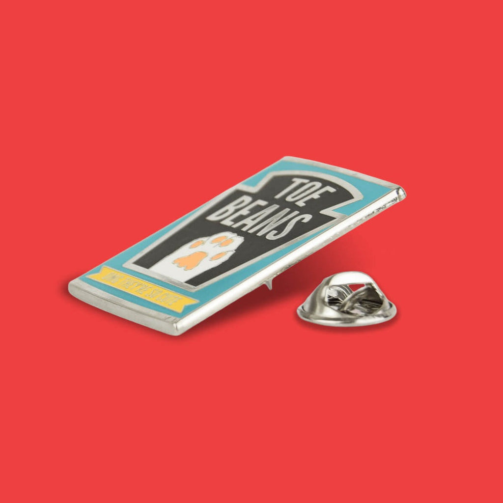 Toe Beans Pin Badge