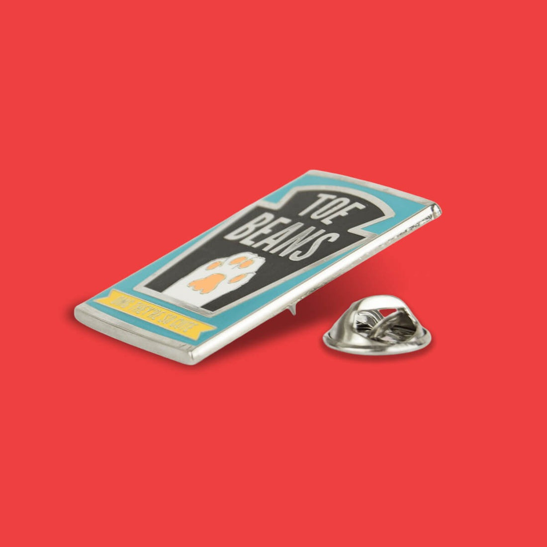 Toe Beans Pin Badge