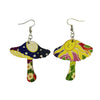 Sun and Moon Mushroom Earrings