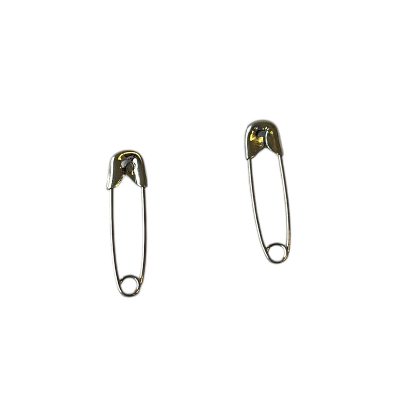Safety Pin Stud Earrings