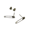 Safety Pin Stud Earrings
