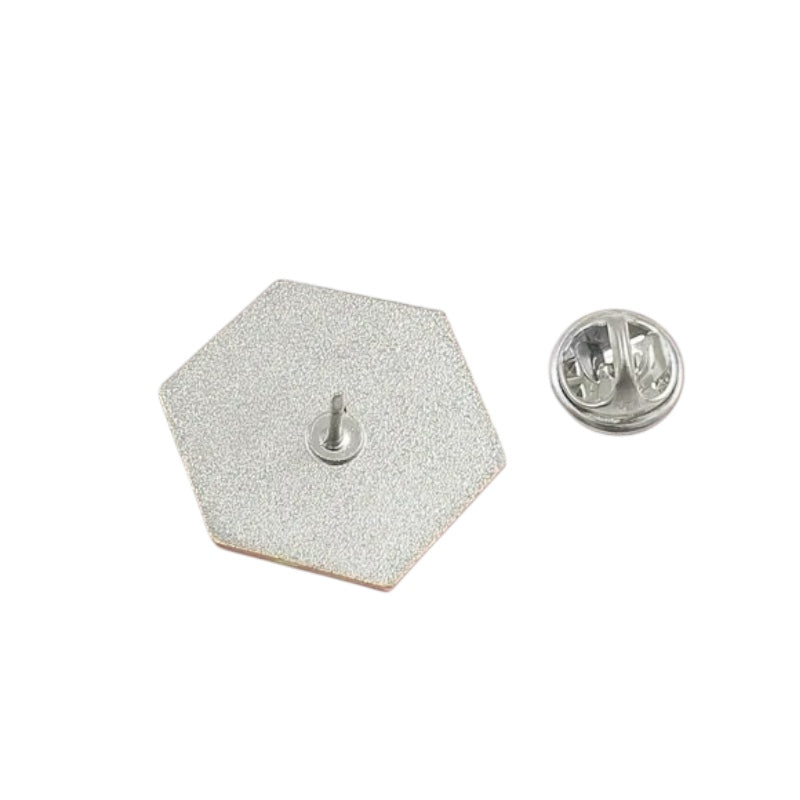 D20 D&D Dice Pin Badge