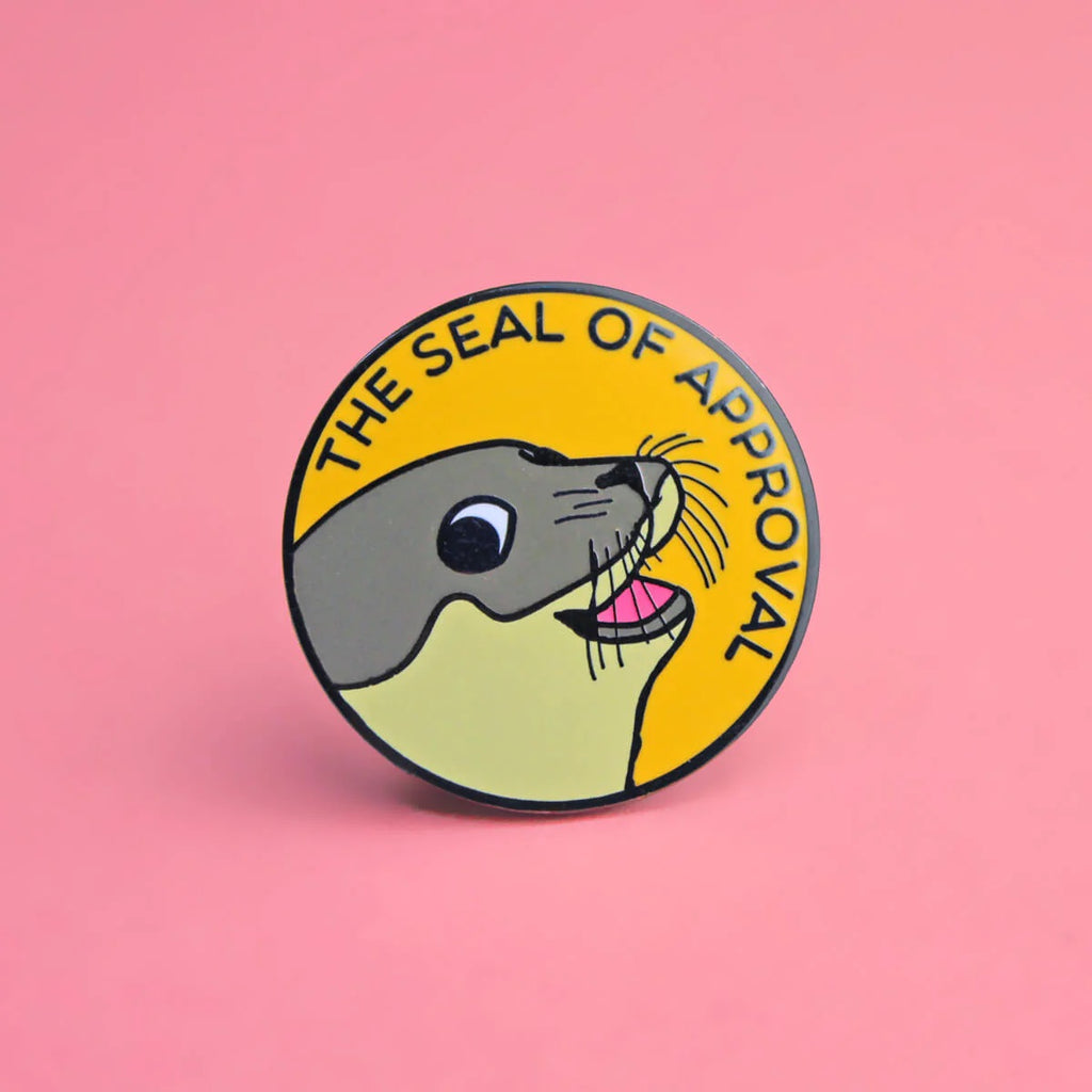 The Seal Of Approval Enamel Lapel Pin Badge