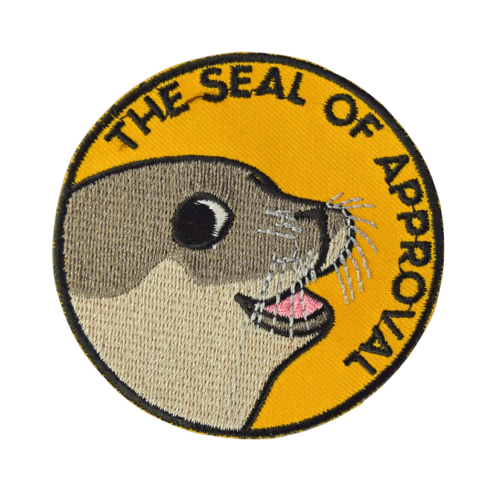 The Seal Of Approval Iron On Patch