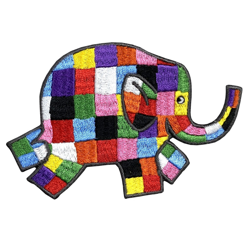 Elmer The Patchwork Elephant Sew On Patch