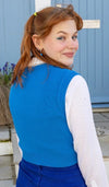 Bee Cropped Tank Top Vest by Run and Fly