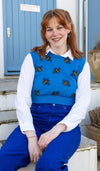 Bee Cropped Tank Top Vest by Run and Fly