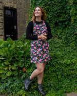 Bodies Print Dungaree Pinafore Dress by Run and Fly
