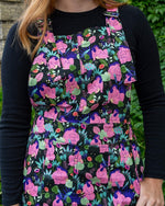 Bodies Print Dungaree Pinafore Dress by Run and Fly
