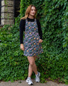 Boho Summer Print Dungaree Pinafore Dress by Run and Fly