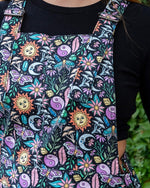 Boho Summer Print Dungaree Pinafore Dress by Run and Fly