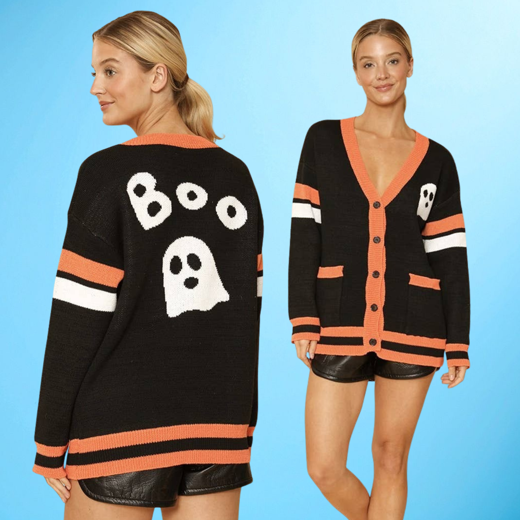 Boo! Ghost Cardigan