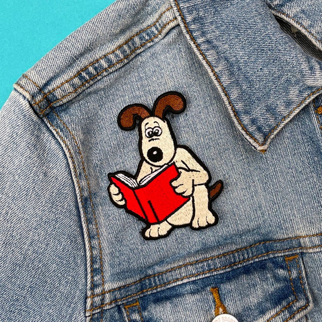 Gromit Reading Sew On Patch