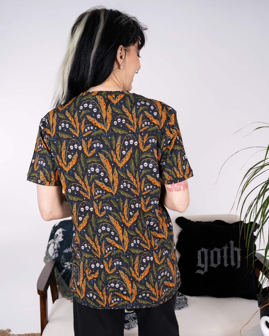 Poison Plants Print T Shirt by Run and Fly
