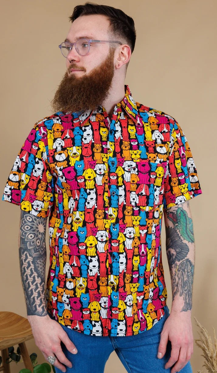 Finding Fox Dog Print Shirt by Run and Fly