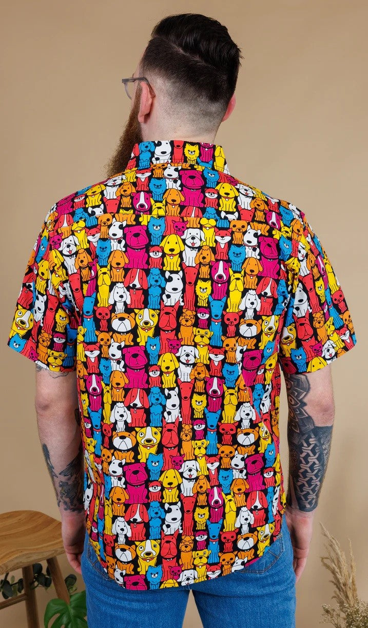 Finding Fox Dog Print Shirt by Run and Fly