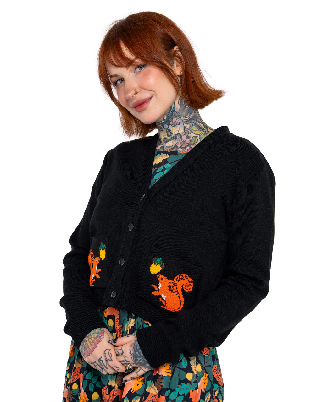 Acorn Adventure Squirrel Cardigan by Run and Fly
