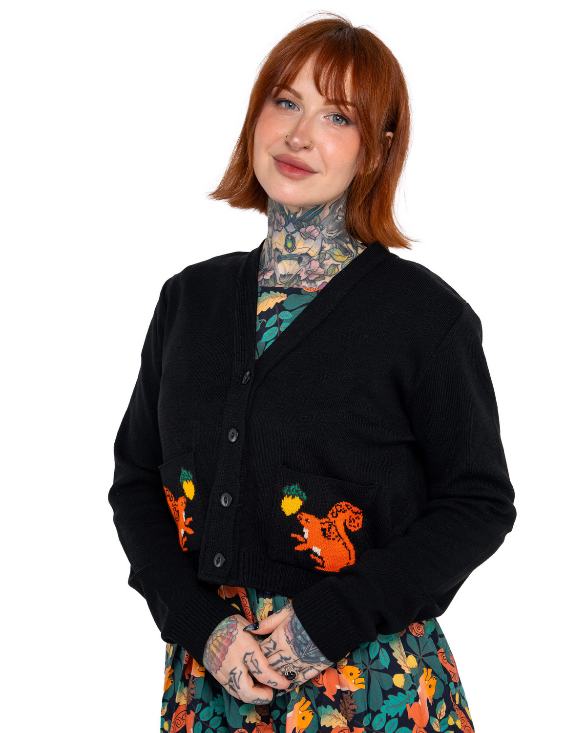 Acorn Adventure Squirrel Cardigan by Run and Fly
